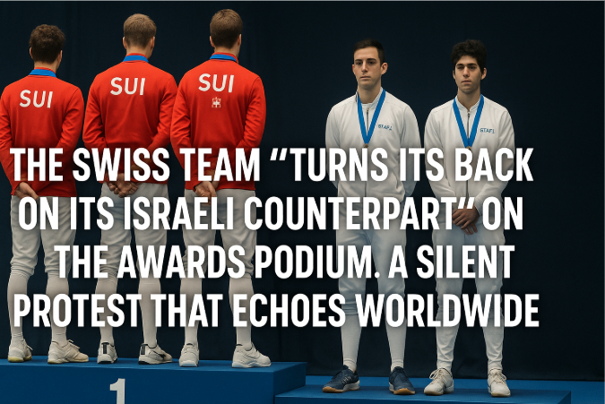 The Swiss Team "Turns Its Back on Its Israeli Counterpart" on the Awards Podium: A Silent Protest That Echoes Worldwide